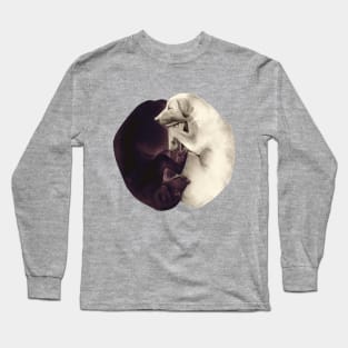 yin-yang dogs Long Sleeve T-Shirt